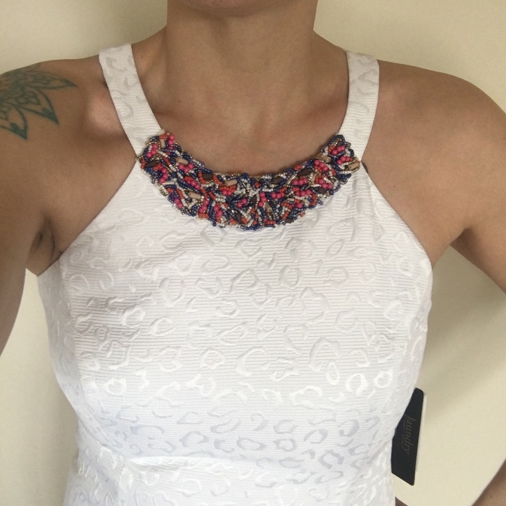 Laundry by Shelli Segal White Dress